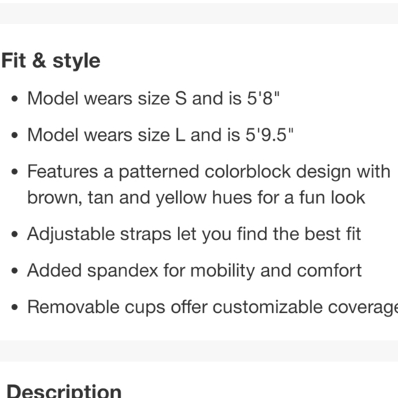 SEA ANGEL Plunge Peek-A-Boo Color Block Cut-Out 1 Piece Swimsuit Size M - Picture 8 of 8